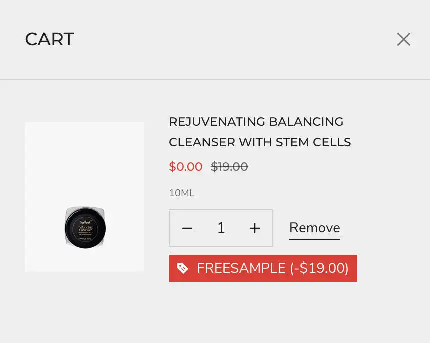 FREE TresMonet Rejuvenating Balancing Cleanser